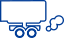 truck emissions icon